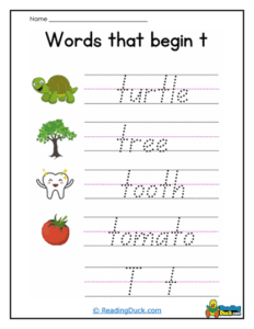 Block Letter Worksheets | Handwriting Series | Reading Duck.com