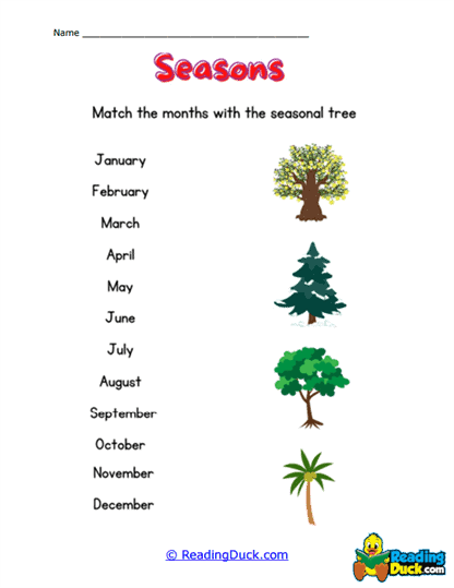 Tree Timeline Worksheet