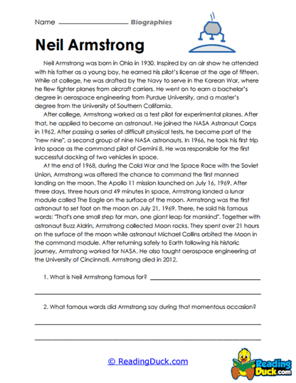 Space Pioneer Worksheet