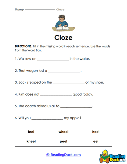 Rhyming Words Worksheet