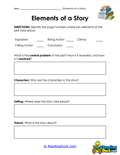 Story Skeleton Worksheet