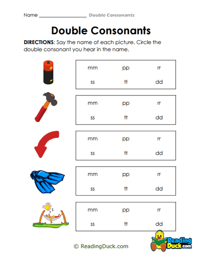 Double Circle Worksheet