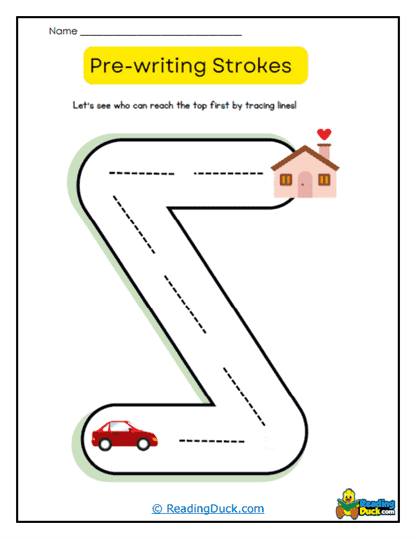 Zigzag Roads Worksheet