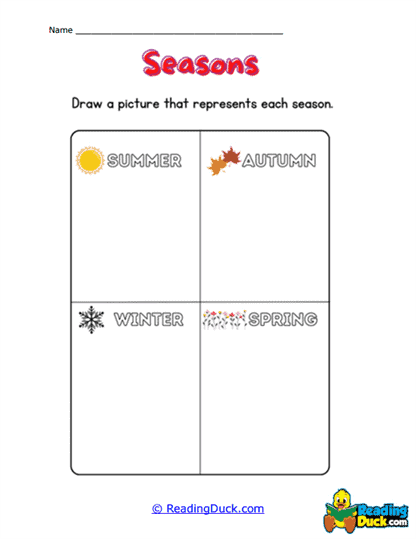 Season Symbols Pt. 3 Worksheet