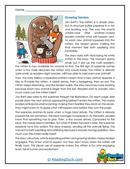 Tension Builder Worksheet