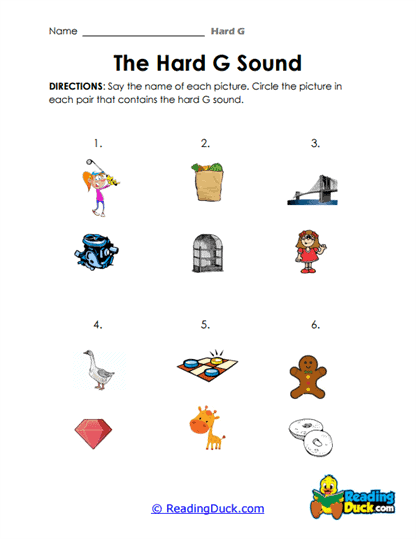 Sound Pairs Worksheet