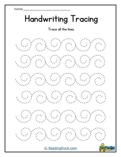 Swirling Waves Worksheet