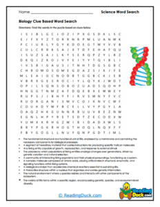 Science Word Searches | Vocabulary Series | Reading Duck.com