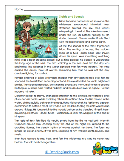 Sights & Sounds Worksheet