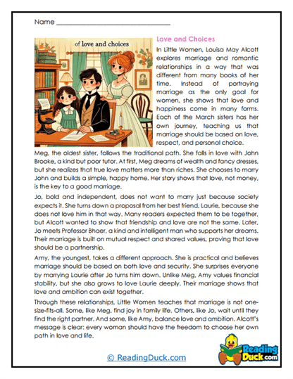 Love and Choices Worksheet