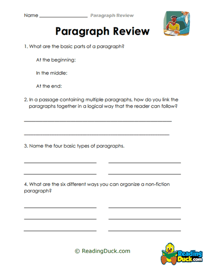 Structure Starter Worksheet