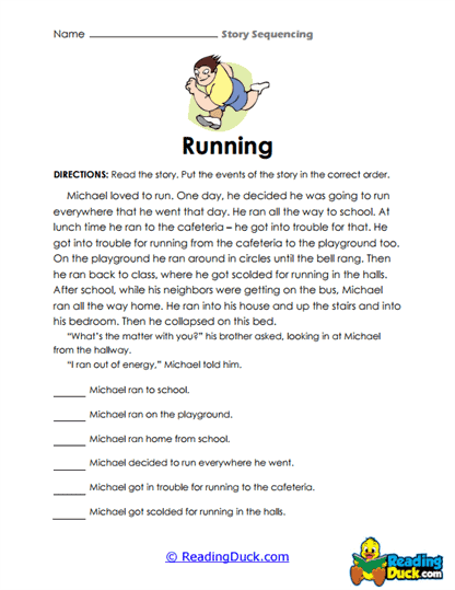 Running Rampage Worksheet