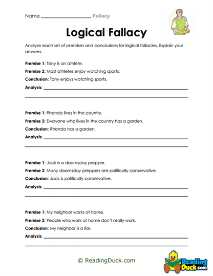 Premise Puzzle Worksheet