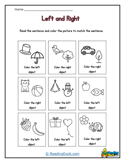 Object Focus Worksheet