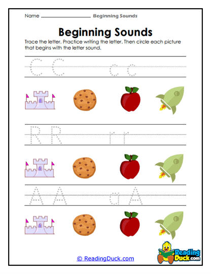 Tracing Tunes Worksheet