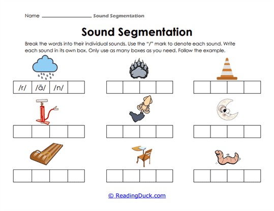 Sound Bridges Worksheet
