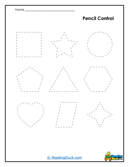 Shape Sampler Worksheet
