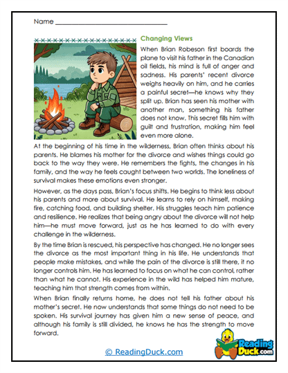 Changing Views Worksheet