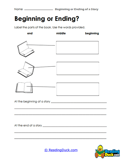 Story Sequence Worksheet