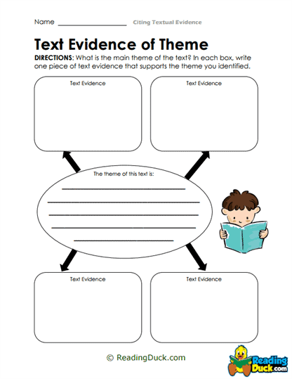 Theme Finder Worksheet