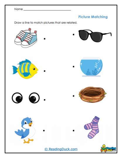Shoes & Fins Worksheet