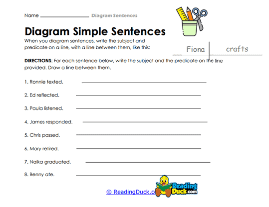 Simple Splitters Worksheet