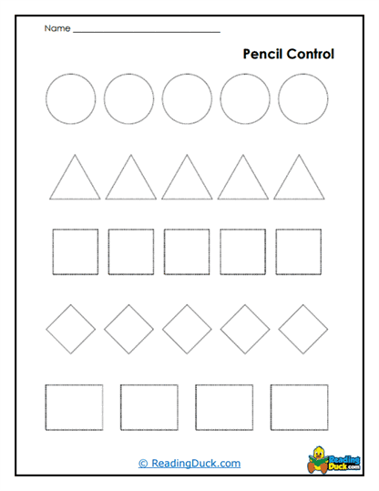 Shape Parade Worksheet