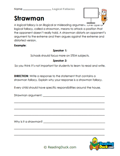 Strawman Setup Worksheet