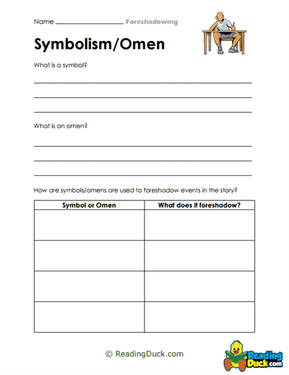 Symbolic Omens Worksheet
