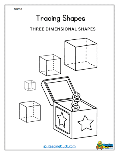 Jack-in-the-Box Cubes Worksheet