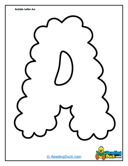 Puffy Letter Worksheet