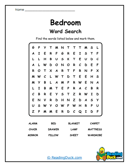 Word Searcher Worksheet