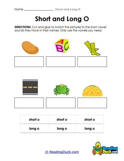 Sound Match-Up Worksheet
