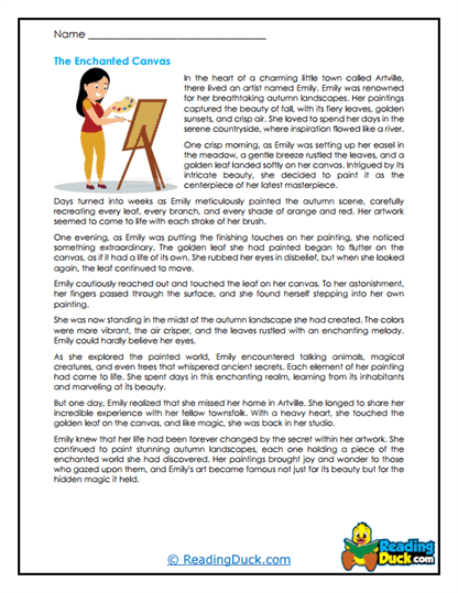 Magic on the Canvas Worksheet