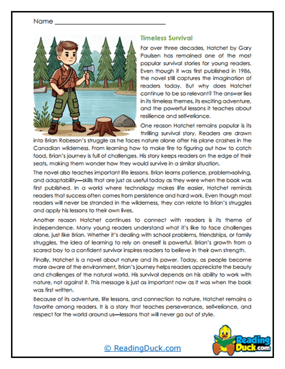Timeless Survival Worksheet