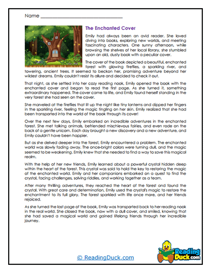 Magical Forest Worksheet