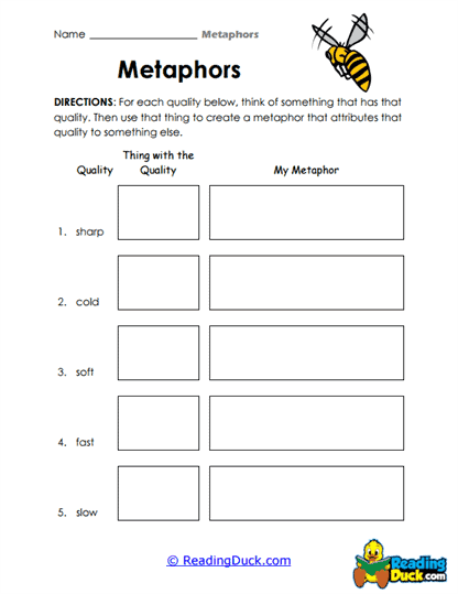 Quality Quests Worksheet