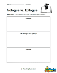Prologist Prologue Worksheets | Literary Devices | Reading Duck.com