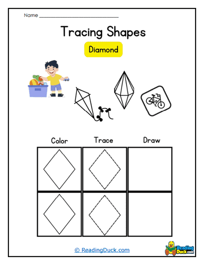 Diamond Dash Worksheet