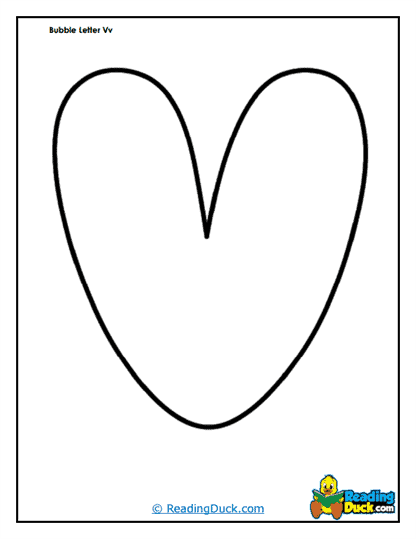 Simple Bubble V Worksheet