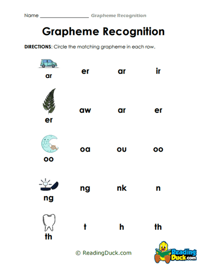 Sound Match Worksheet