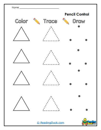Triangle Time Worksheet