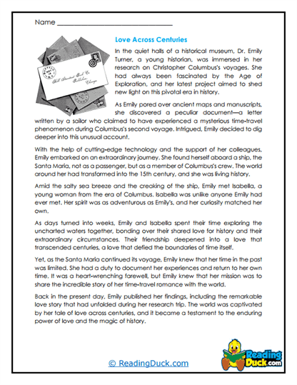 Timeless Love Worksheet