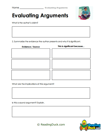 Source Significance Worksheet
