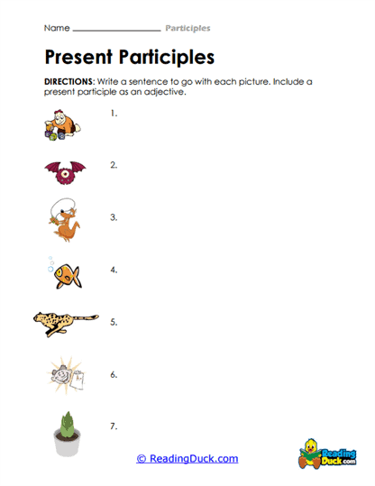 Visual Clues Worksheet