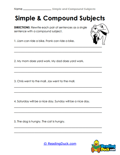 Subject Fusion Worksheet