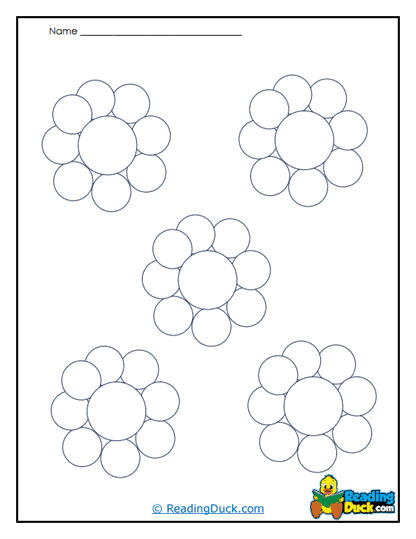 Flower Map Worksheet