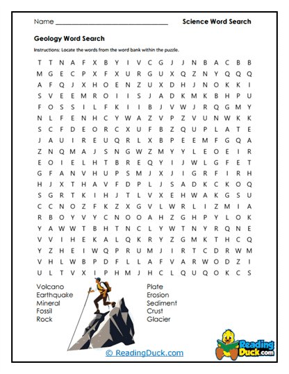 Rock Seekers Worksheet