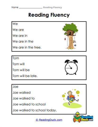 Treehouse Fun Worksheet