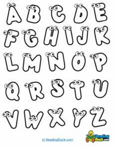 ABC Alphabet Charts | Reading Duck.com